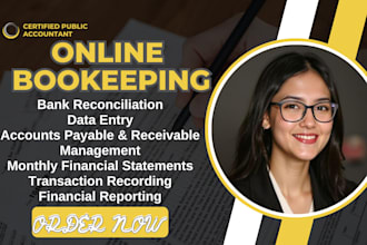 do bookkeeping bank reconciliation in xero, quickbooks online, wave, zoho books