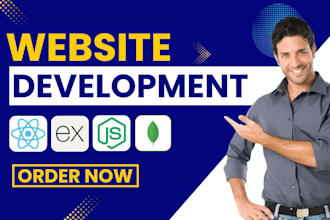 develop a responsive mern stack website with authentication