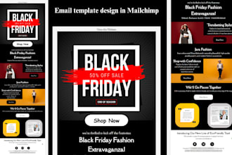 design an email template or newsletter for mailchimp within 8 hours