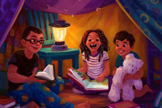 custom christian childrens book illustrations bring bible stories to life