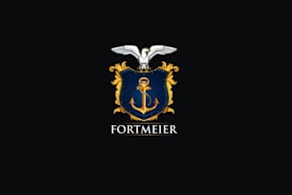 design awesome coat of arms logo