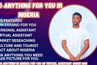 do anything in nigeria, be your virtual assistant data entry for japan, korea