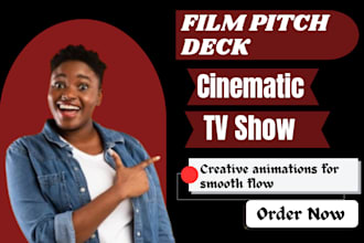 design a cinematic film pitch deck for your movie or TV show