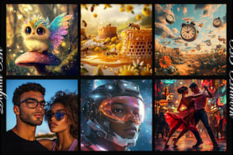 create a custom ai art for your project, website or social media posts