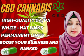 create cannabis and cbd backlinks