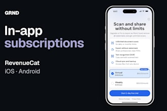 add in app purchases and subscriptions to your app with revenuecat