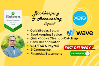 do clean up and bookkeeping in quickbooks online xero wave