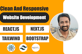 build nextjs reactjs web app using tailwind css