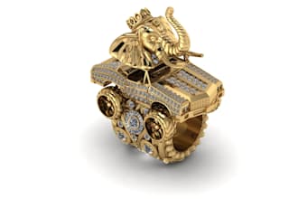 do 3d jewelry cad design for jewelry rendering