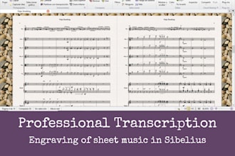 engrave your sheet music in sibelius