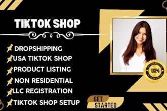 setup usa tiktok shop, approve tiktok shop as business representative for non us