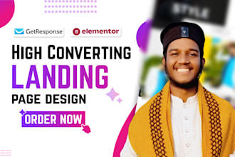 design professional sales page and high converting landing page
