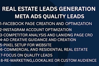 generate targeted real estate leads with facebook and instagram ads
