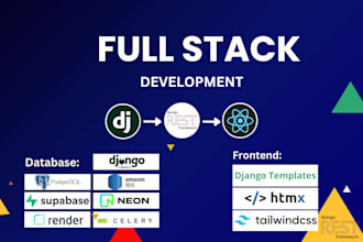 be your full stack django,rest api and react js developer