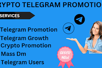 crypto telegram promotion, telegram subscribers, mass dm, telegram ads