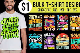 create high quality bulk t shirt designs for your brand