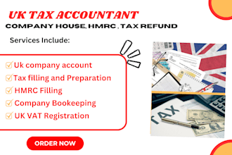 file UK company accounts, ct600, vat returns, and confirmation statements
