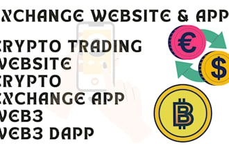 build crypto exchange website nft minting telegram app p2p web3