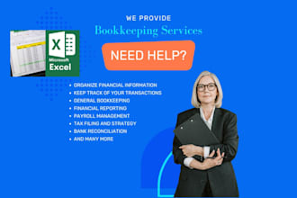 excel accounting and bookkeeping services