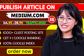 write, publish article on newsbreak,com and medium,com premium site