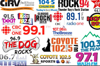 do unique exclusive advertisements on canada, new mexico radio