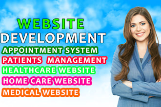 do website development for healthcare, home care or hospitals