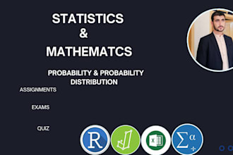 help you with probability statistics and mathematics project