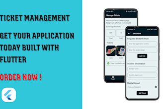 make you a stunning mobile application using flutter