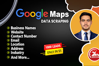 scrap google maps with data scraper for business leads and business list