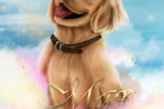 digital illustrations of pets