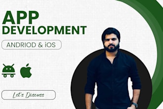 develop mobile app, design android ios app, flutter app, react native app