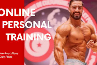 design your personalized fitness and nutrition plan as your online trainer