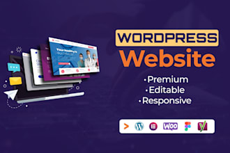 develop wordpress website design and responsive web design