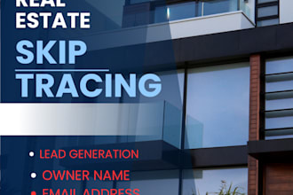 provide real estate skip tracing and bulk skip tracing
