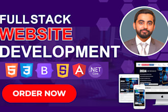 do full stack web development with angular asp dot net core and sql