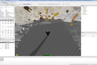 make full roblox game, script in roblox studio,lua programmer,map,roblox bot,ugc