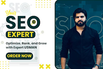 do on page and off page SEO and technical optimization for your website