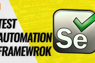 develop automation scripts using selenium and java