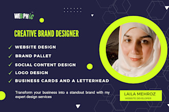 design your brand website and logo