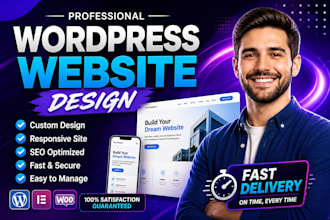 design elementor ai wordpress business website development