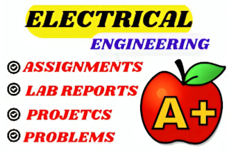 do microelectronics,electrical engineering assignments projects problems reports