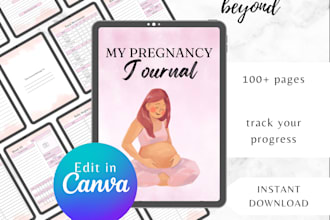 create any kind of planner and journals in canva