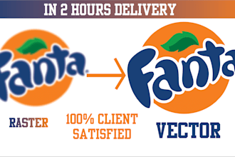 vector tracing , redraw  and vector logo to png and pdf