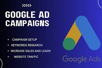 setup google ads adwords search ads, display, pmax, and PPC campaigns