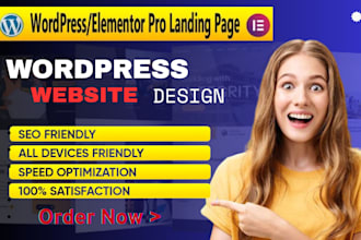 build wordpress landing page design, squeeze page, sales page, or sales funnel