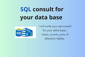 create professional sql queries for your database needs
