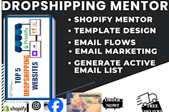 your dropshipping coach, shopify mentor, product listing  for shopify sales
