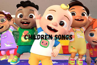 be your children songwriter, sing your kid song, nursery rhymes, lullaby