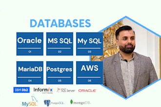 offer database administration,support services for oracle, ms sql,mysql,mariadb