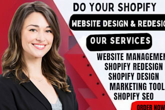 shopify store design, shopify website redesign, set up shopify website